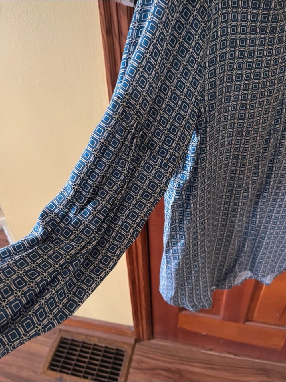 Grand & Greene Blue Geometric Tunic - Picture 7 of 12
